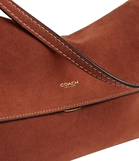 COACH Suede Chelsea Hobo Shoulder Bag 36
