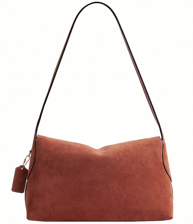 COACH Suede Chelsea Shoulder Bag 30