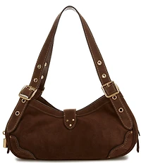 COACH Suede Drifter Double Handle Shoulder Bag 31