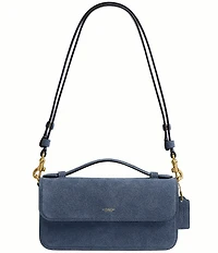 COACH Suede Elora Top Handle Crossbody Bag