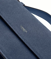 COACH Suede Elora Top Handle Crossbody Bag