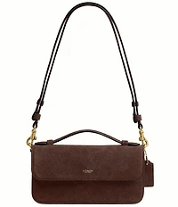 COACH Suede Elora Top Handle Crossbody Bag