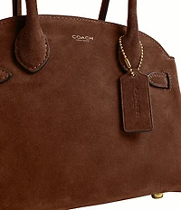 COACH Suede Empire 21 Handle Satchel Bag