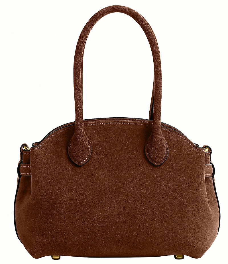 COACH Empire 21 Suede Handle Satchel Bag