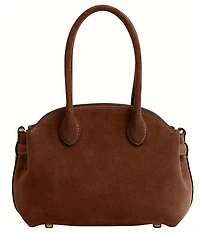 COACH Empire 21 Suede Handle Satchel Bag
