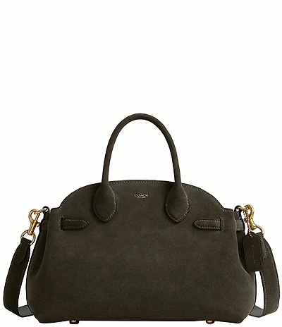 COACH Empire 28 Suede Carryall Satchel Bag