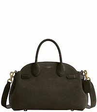 COACH Empire 28 Suede Carryall Satchel Bag