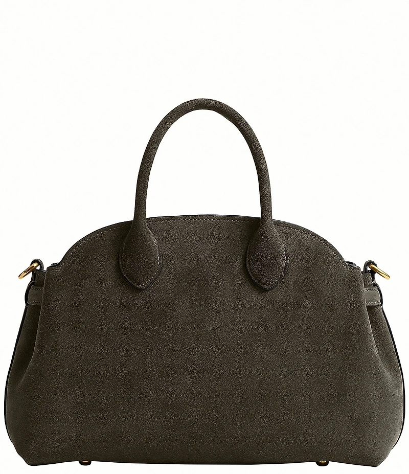 COACH Empire 28 Suede Carryall Satchel Bag