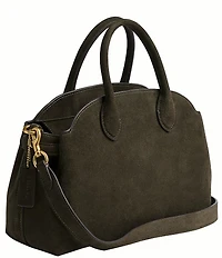 COACH Empire 28 Suede Carryall Satchel Bag