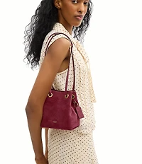 COACH Jade Suede Mini Drawstring Bag