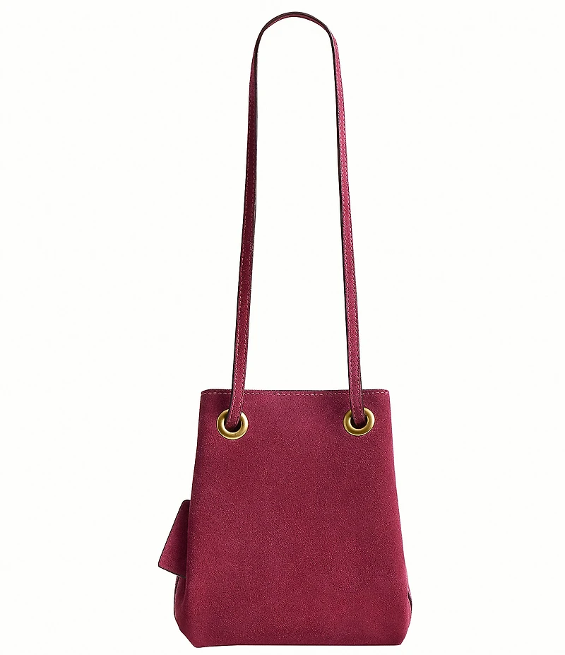 COACH Jade Suede Mini Drawstring Bag