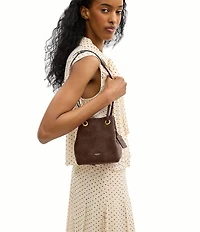 COACH Jade Suede Mini Drawstring Bag