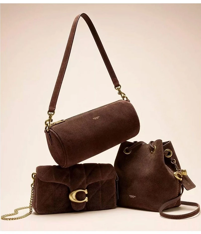 COACH Jade Suede Mini Drawstring Bag