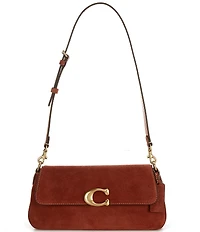 COACH Suede Jet Shoulder Bag