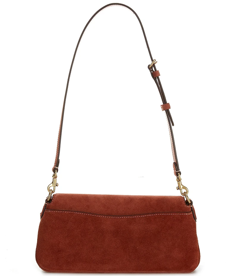 COACH Suede Jet Shoulder Bag
