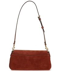 COACH Suede Jet Shoulder Bag