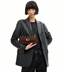 COACH Suede Jet Shoulder Bag