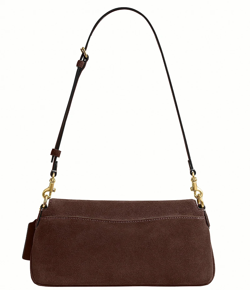 COACH Suede Jet Shoulder Bag