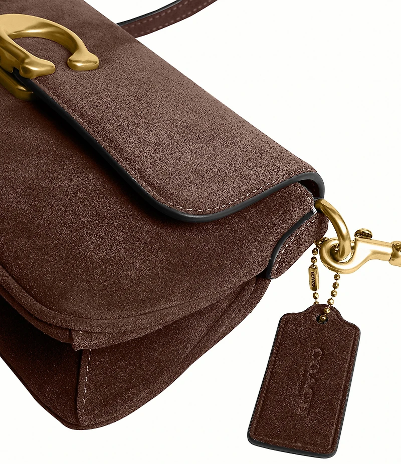COACH Suede Jet Shoulder Bag