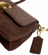 COACH Suede Jet Shoulder Bag