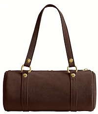 COACH The Coach Originals Suede Kisslock Barrel Bag