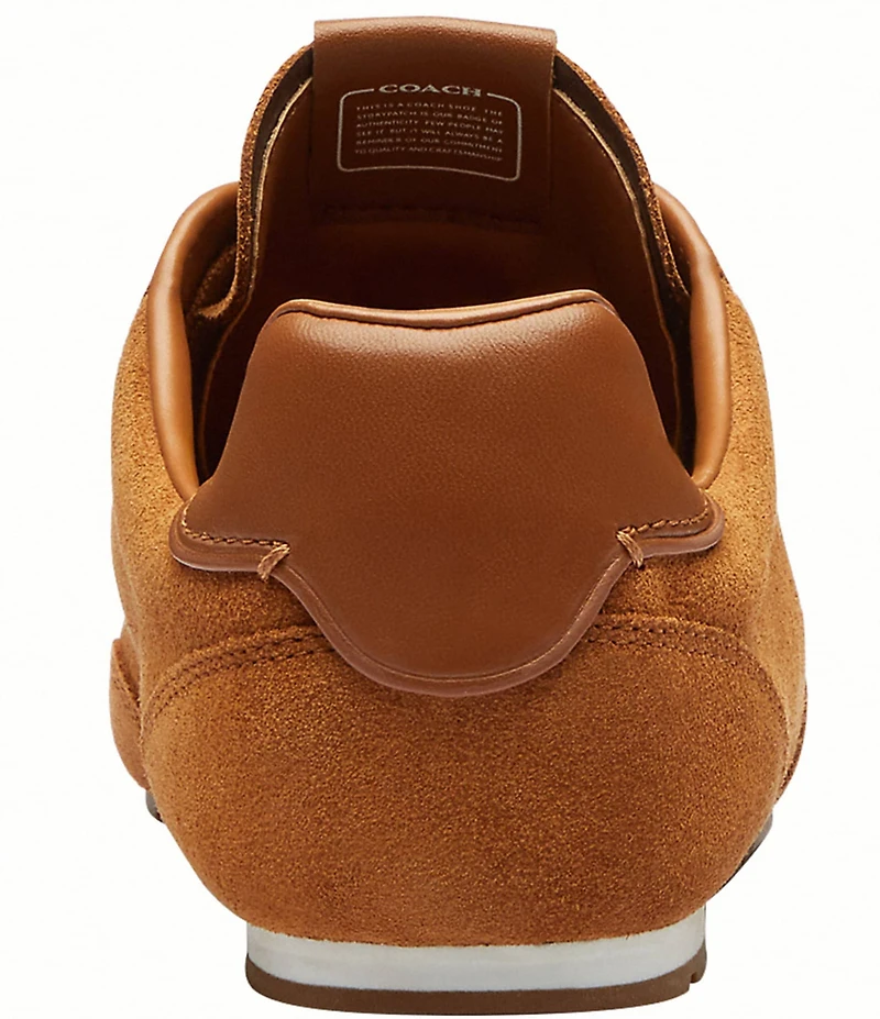 COACH Women's Suede Lace Up Sneakers