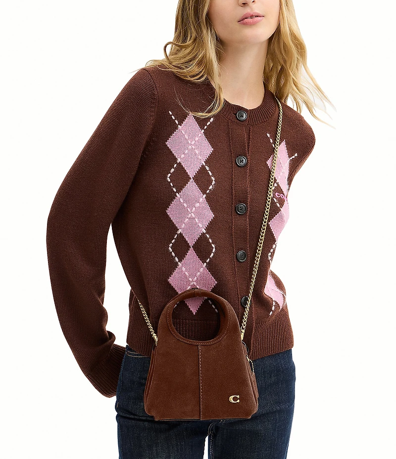 COACH Lana 19 Suede Mini Bag