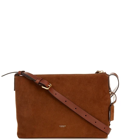 COACH Suede Mott Messenger Bag 33