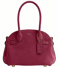 COACH Suede Soft Empire 21 Handle Satchel Bag
