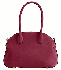 COACH Suede Soft Empire 21 Handle Satchel Bag