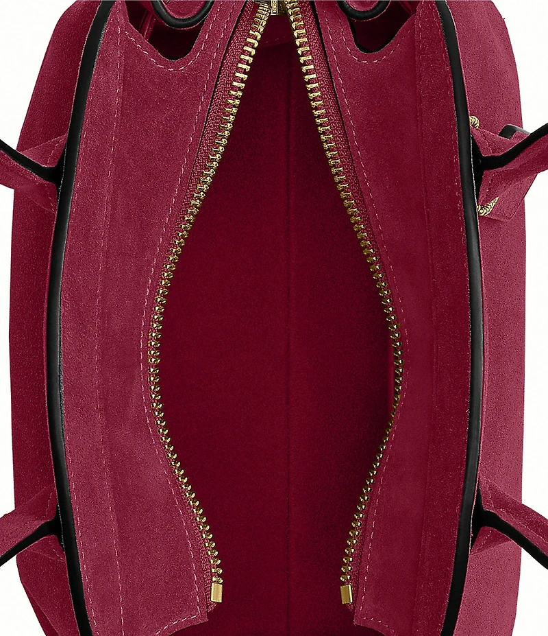 COACH Suede Soft Empire 21 Handle Satchel Bag
