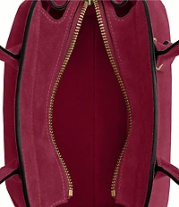 COACH Suede Soft Empire 21 Handle Satchel Bag