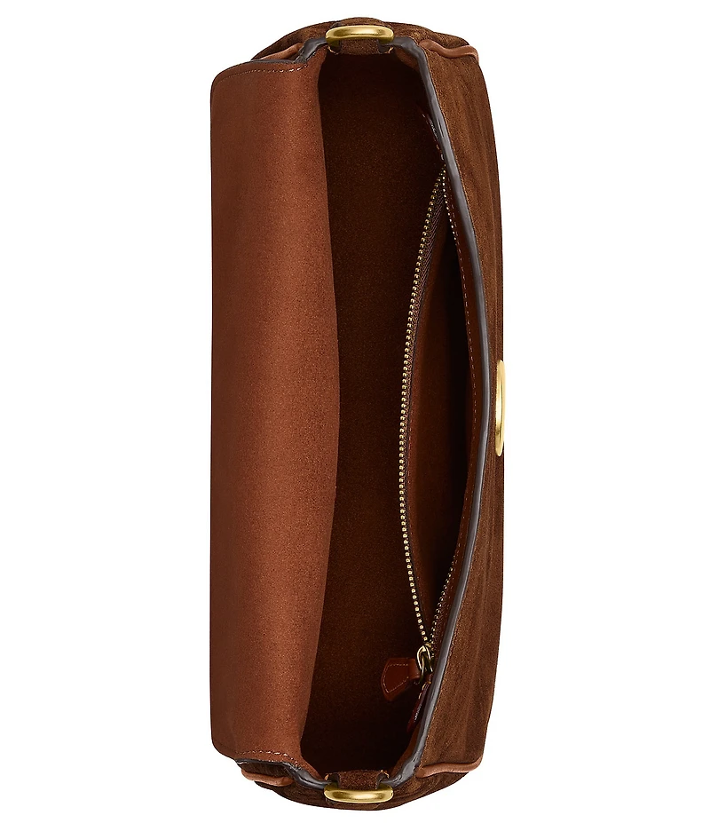 COACH Suede Soft Tabby Shoulder Bag