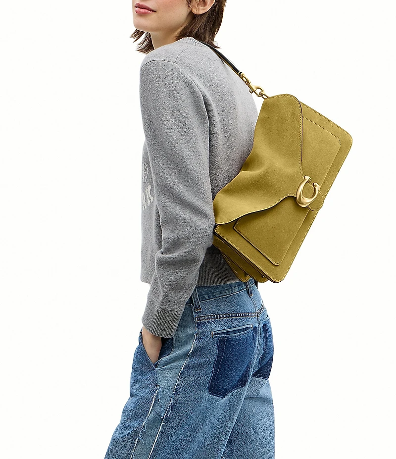 COACH Suede Tabby 36 Shoulder Bag