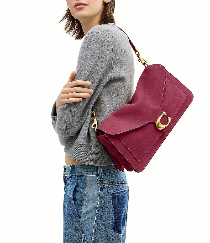 COACH Suede Tabby 36 Shoulder Bag