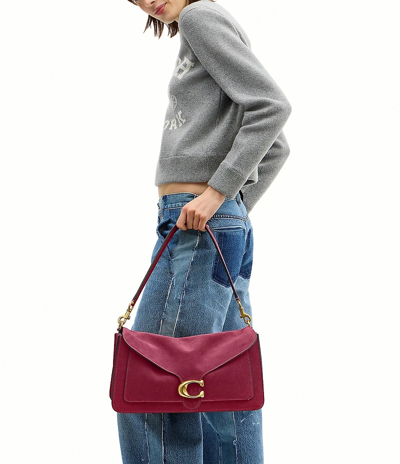 COACH Suede Tabby 36 Shoulder Bag