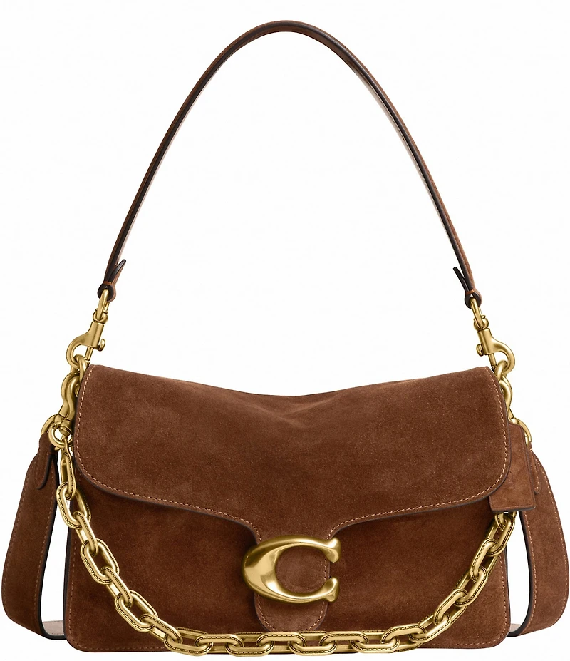 COACH Suede Tabby Shoulder Bag