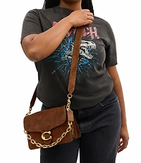 COACH Suede Tabby Shoulder Bag
