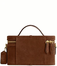 COACH Suede Top Handle Trail Bag