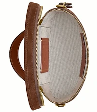 COACH Suede Top Handle Trail Bag