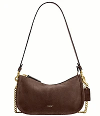 COACH Suede Waverly Shoulder Bag