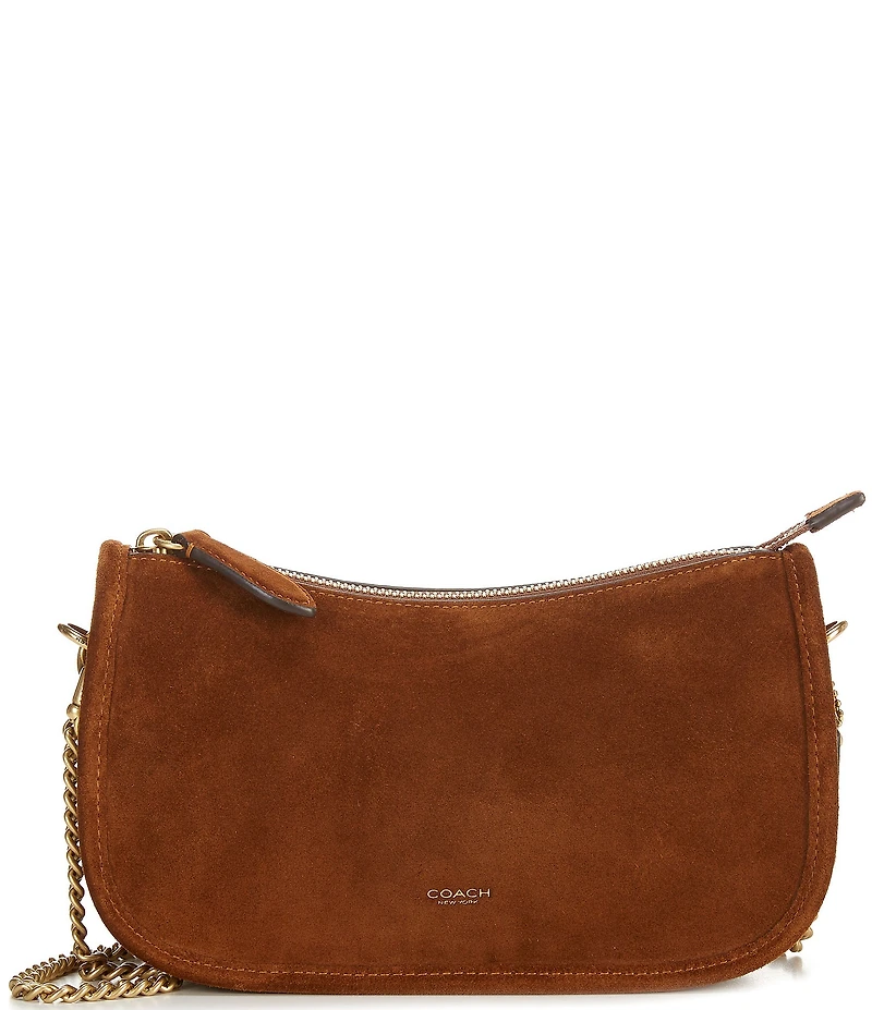 COACH Waverly Suede Shoulder Bag