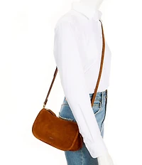 COACH Waverly Suede Shoulder Bag