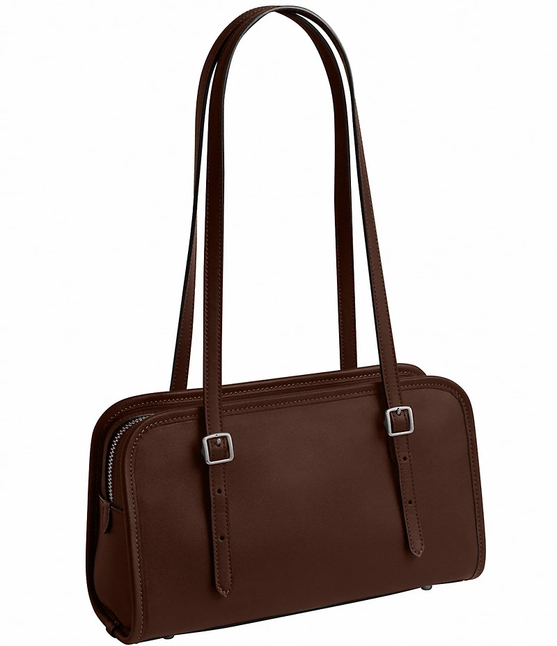 COACH Swing Zip Leather Shoulder Bag