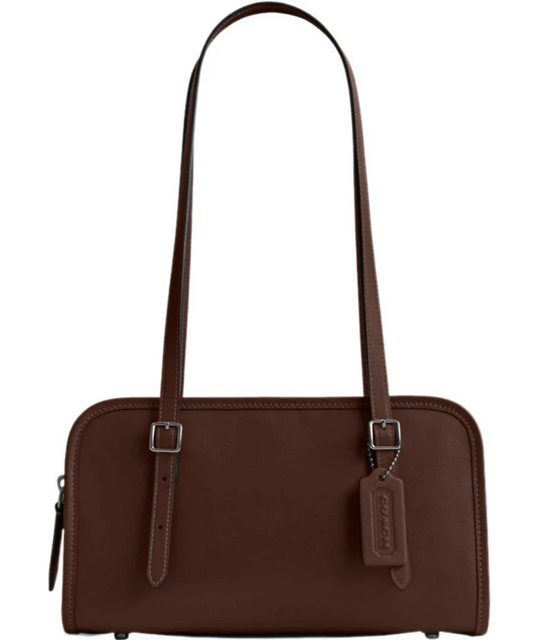 COACH Swing Zip Leather Shoulder Bag