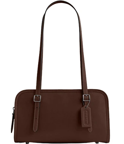 COACH Swing Zip Leather Shoulder Bag