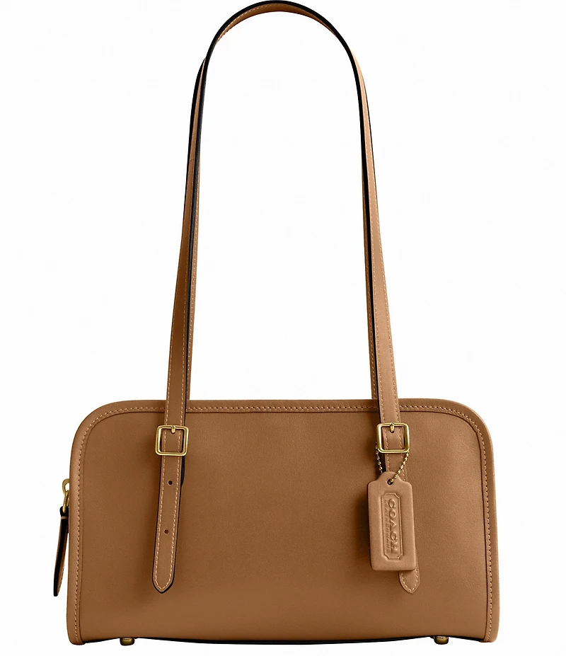 COACH Swing Zip Buckle Detail Satchel Bag