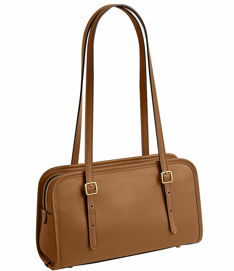 COACH Swing Zip Buckle Detail Satchel Bag