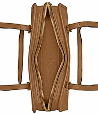 COACH Swing Zip Buckle Detail Satchel Bag