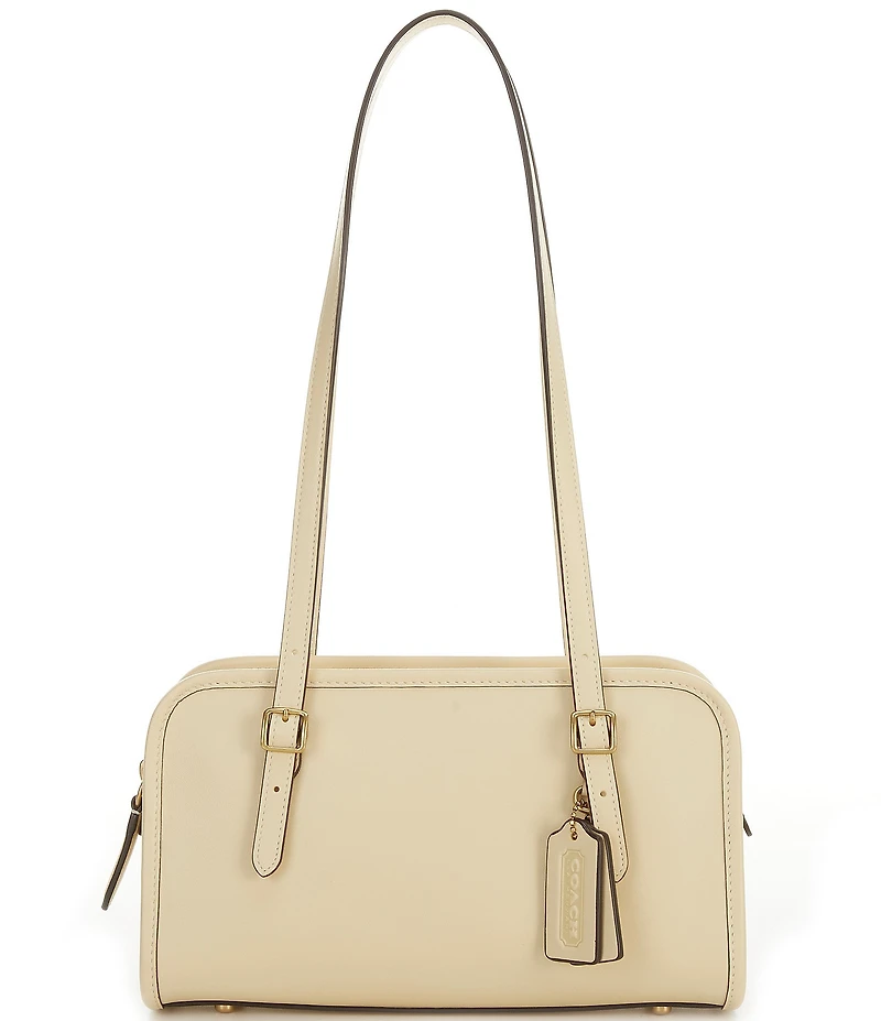 COACH Swing Zip Buckle Detail Satchel Bag